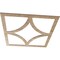 Ekena Millwork Statesman Wood Fretwork Pierced Ceiling Medallion, Red Oak, 34"OD x 21 3/4"ID x 1/4"T CMWP34X34X0250STRO - alternate 4